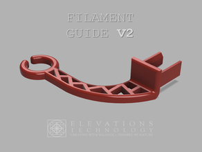filament guide - ender 3 pro creality elevations 3d print model - Mito3D