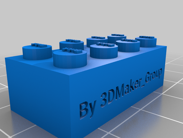 lego tuğla 3dmaker grup baskısı özel baskı 3D print model - Mito3D