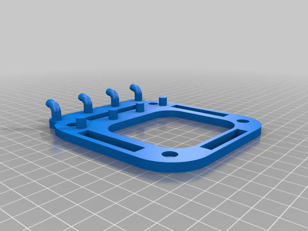 pegboard monte toguard display 3D print model - Mito3D