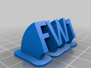 fw1 personnalisé 3d print model - Mito3D