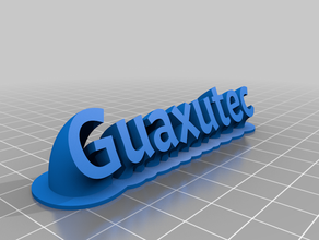 guaxutec personalizado 3d print model - Mito3D