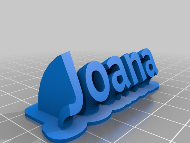 joana personalizado 3D print model - Mito3D