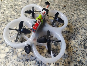 project flying milkjug fpv hdpe lowrider tinywhoop frame vacuform vacuforming 3d print model - Mito3D