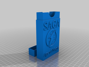 saga yaş sihirli kart kutusu v2 özelleştirilmiş 3d print model - Mito3D