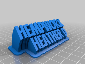 hempworx customized 3d print model - Mito3D