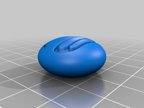 smiley magnétique l'aimant aimant de réfrigérateur face 3d print model - Mito3D