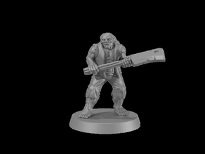 zombie - heroquest dungeons dragons fantasy miniature warhammer 3d print model - Mito3D