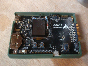 efm8 dev board Fall openscad 3d print model - Mito3D