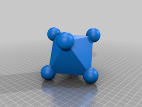 poliedro * coordinaci n octa drico la chimica cristallografia 3d print model - Mito3D