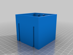 mi personalizados apilable resistencia de la caja almacenamiento c personalizado 3d print model - Mito3D