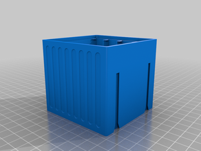 mi personalizados apilable resistencia de la caja almacenamiento c2 personalizado 3d print model - Mito3D