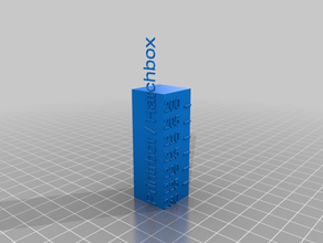 Temperatur-Kalibrierung Turm 230-200 8mm Schritt kundengebundene 3d print model - Mito3D