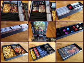roll player organizer incl monsters & minions boardgame boardgames accessories inserts inlay insert 3d print model - Mito3D