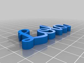 texto lola customized 3d print model - Mito3D