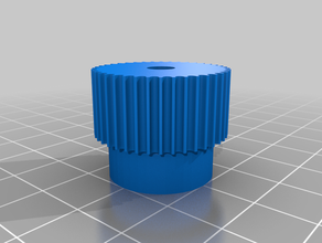 my customized parametric pulley library - customizer optimized 3d print model - Mito3D