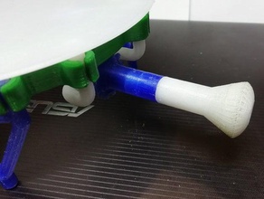 yuvarlak kolu mekanik pikap turntable 3d print model - Mito3D