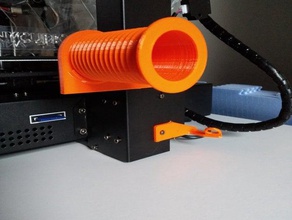 anycubic i3 mega porta bobina del filamento guida titolare spool 3d print model - Mito3D