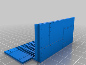 modular building 28mm miniature tabletop wargames part 11 warhammer 3d print model - Mito3D