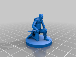 ulros gurye master assassin tabletop gaming d&d miniature 3d print model - Mito3D