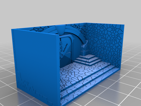 puzzle porta chiamata braccia dnd dungeon elder scrolls frostgrave minatures scenario skyrim terreno wargame 3d print model - Mito3D