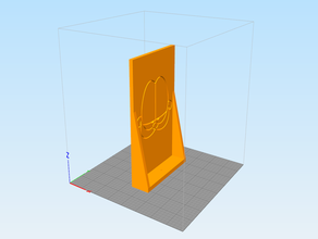 garfield soporte del libro 3d print model - Mito3D