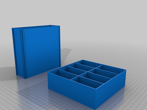 mi personalizados cajas apilables de 150 personalizado 3d print model - Mito3D
