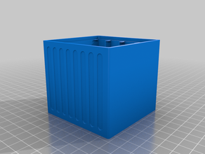 meu personalizados empilhável resistor caixa de armazenamento personalizado 3d print model - Mito3D