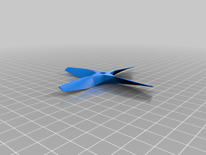 my customized parametric multi-blade propellor generator 3d print model - Mito3D