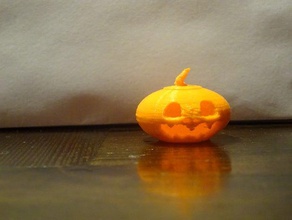 hungry little pumking halloween 3d print model - Mito3D