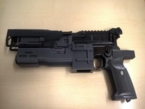 borderlands 3 - vladof pistola corpo do kit airsoft 3d print model - Mito3D