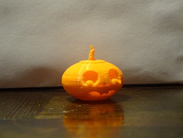 glückliche kleine Kürbis halloween 3D print model - Mito3D