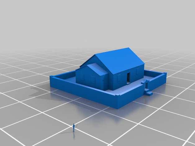 generic house casa suburb 3D print model - Mito3D