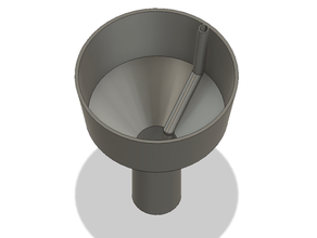 funnel air vent pipe 3d print model - Mito3D