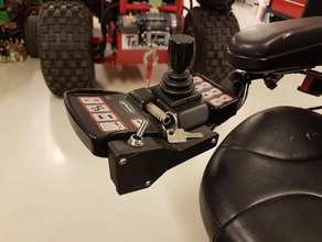 alternar el interruptor de la luz vivienda permobil x850 accesorios accesorio biltema krestol monte rullestol trax silla ruedas 3d print model - Mito3D
