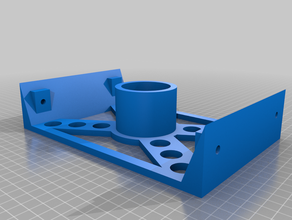 stackable desk level bracket heavy duty 3d print model - Mito3D