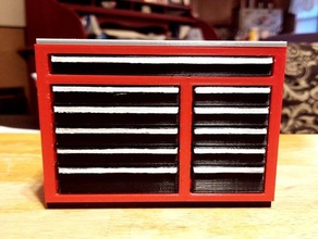 scale tool cabinet 3d print model - Mito3D