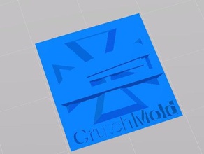 crutchmold logotipo de la empresa 3d print model - Mito3D