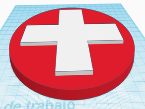swiss air force airforce emblem ender 3 military 3d print model - Mito3D