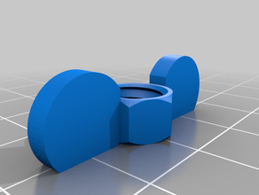 wing nut customized 3d print model - Mito3D