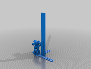 mech escala ferramenta 1 3d régua de dimensionamento 3d print model - Mito3D