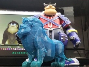 pete fierté des terres de disney kingdom hearts 2 lion peg leg la roi tlk du jeu vidéo personnage 3d print model - Mito3D