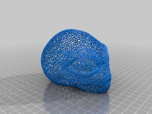 mon alien vornoi de voronoi 3D print model - Mito3D