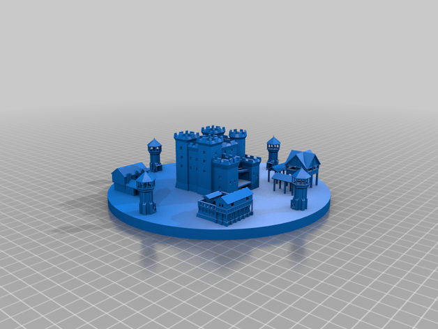 age-empires-ii-Stadt age empires Stadt 3D print model - Mito3D