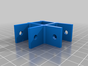 my customized universal frame connector 3d print model - Mito3D
