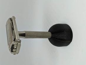 anpassbare Rasierer-Halter stehen Doppel razor stand 3d print model - Mito3D
