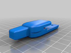 mitsubishi outlander tampa do carregador clipe 3d print model - Mito3D
