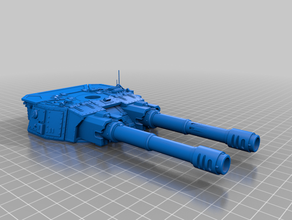 doble anti tanque de arma fuego 3d print model - Mito3D