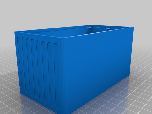 stackable resistor storage box double width height customized 3D print model - Mito3D