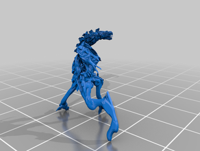 tyranide dinosaure alien 3d print model - Mito3D