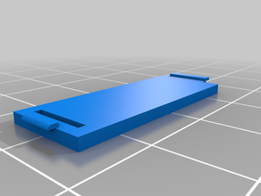 akaso battery cover revised 3d print model - Mito3D